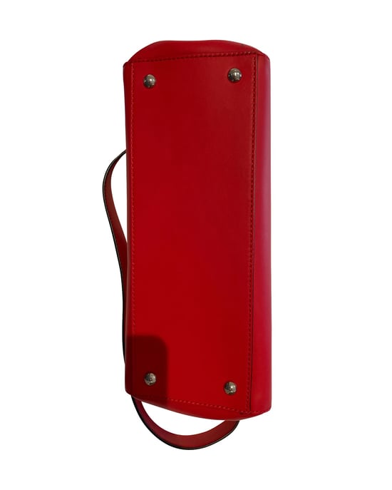 Fendi Dotcom Shoulder Bag in Red Leather - Image 4