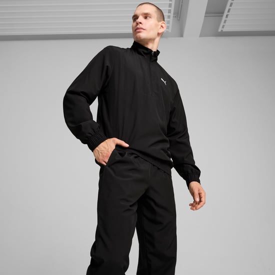 PUMA Mens Woven Half-Zip Tracksuit