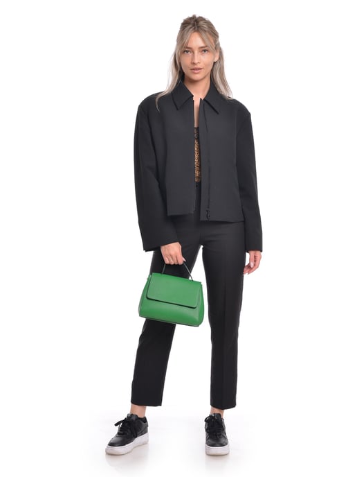 Luisa Vannini SS22 LV 1783T Green Leather Bag - Image 5