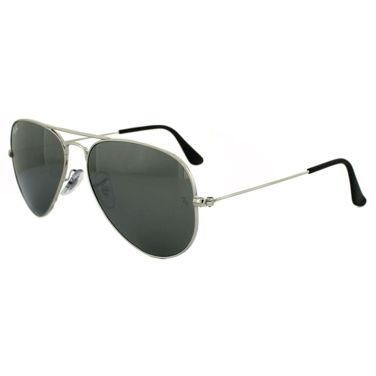 Gafas de sol Ray-Ban Aviator unisex gris plata con espejo - Image 2