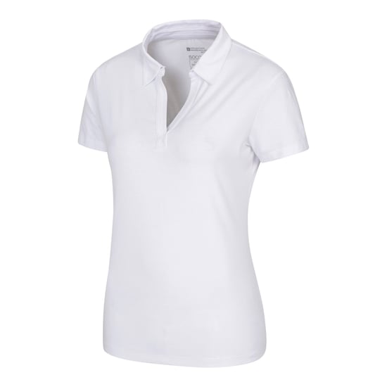 Mountain Warehouse Womens/Ladies UV Protection Polo Shirt (White) - Image 2
