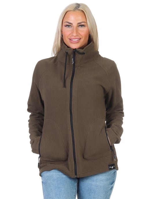 Rock Creek Fleecejacke Dunkelgrün