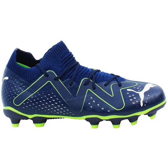 Botas de fútbol Puma Future Match FG/AG para niños en azul - Image 1