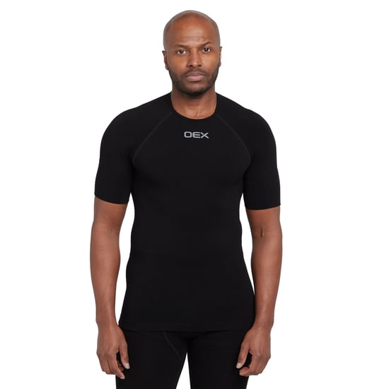 Men's Barneo Short Sleeve Baselayer Top (black)