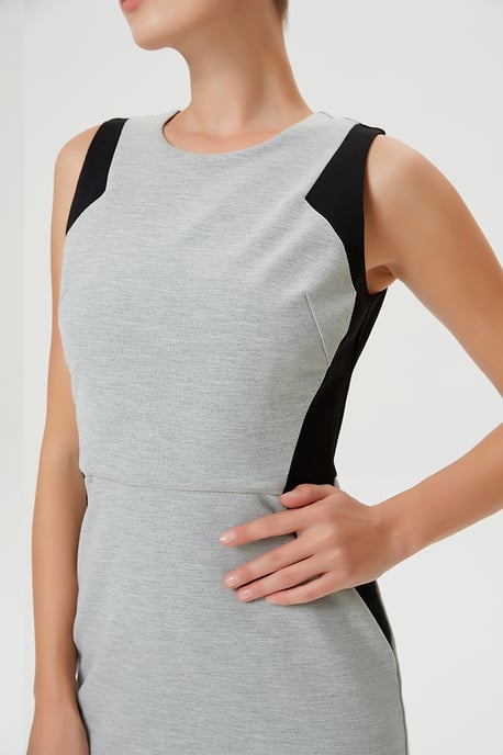 Color block bodycon short dress - Image 5
