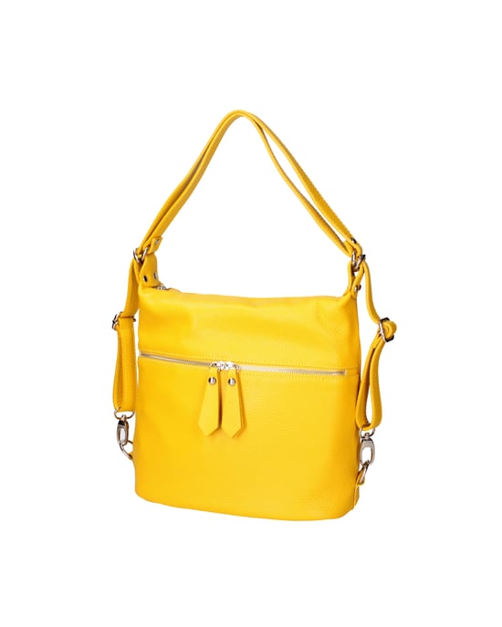 Viola Castellani Bolsa de hombro convertible en mochila Mujer YELLOW - Image 2