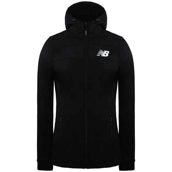 New Balance Logo Mens Black Softshell Jacket - Image 1