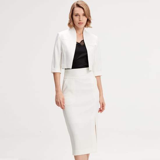 Front Slit Pencil Skirt - Image 4