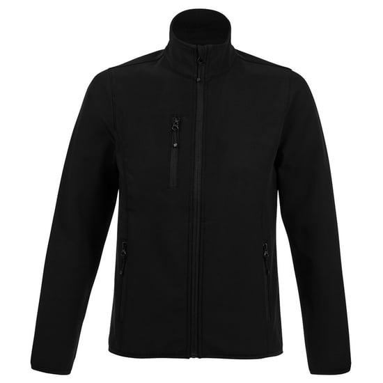 SOLS Womens/Ladies Radian Soft Shell Jacket (Black) - Image 1