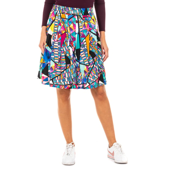 Flared skirt with inner lining JWK001 woman