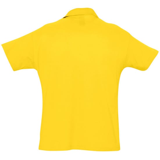 SOLS Mens Summer II Pique Short Sleeve Polo Shirt (Gold) - Image 2