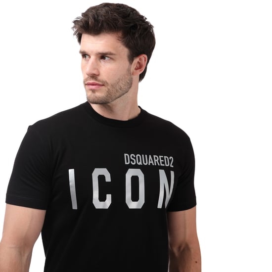 Men's DSquared2 Icon T-Shirt in Black - Image 3