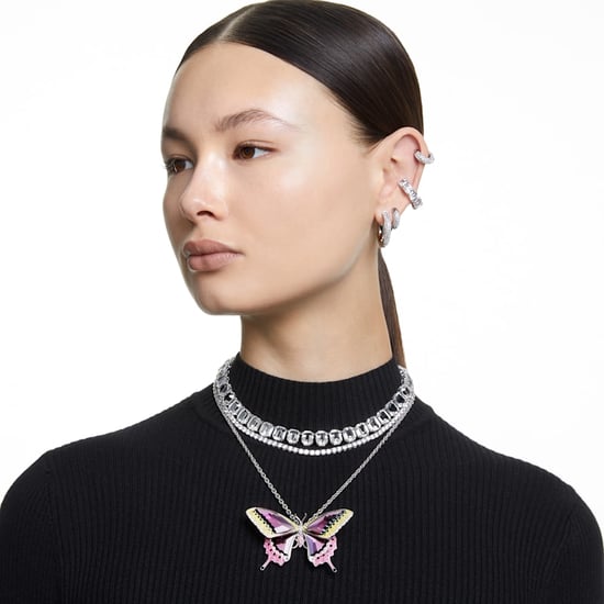 Swarovski 'Matrix' Women's Base Metal Necklace - Silver 5681796 - Image 5