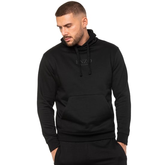 Enzo | Sudadera con capucha para hombre - Negro - Image 6