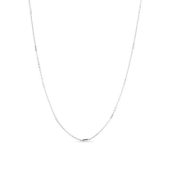 Luxenter Sterling Silver 925 rhodium plated necklace - Tartes