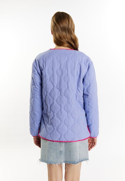 Dreimaster Quilted Jacket women purple - Image 4