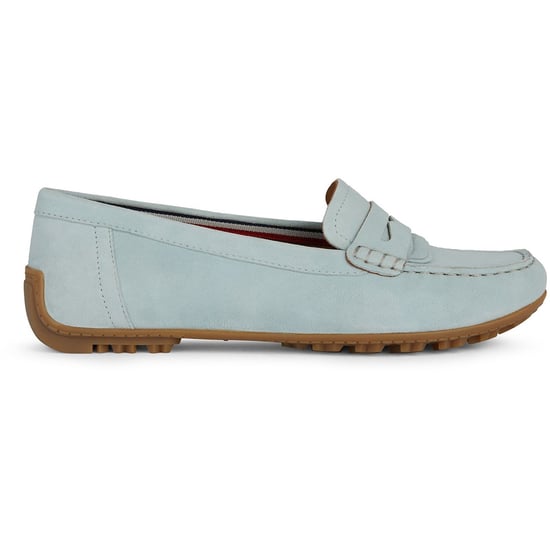 Geox D Kosmopolis Suede Women's Light Blue Moccasins Shoes - Image 5