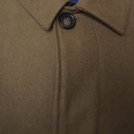Harry Brown Camel Wool Blend Overcoat