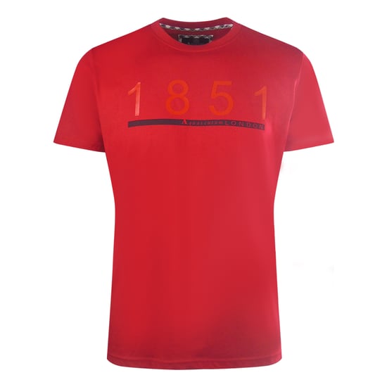 Aquascutum London 1851 Camiseta Roja - Image 1