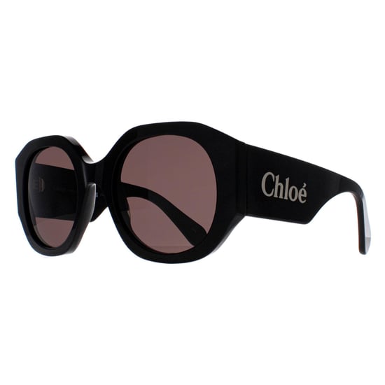 Chloe Round Womens Negro Gris CH0234S - Image 2