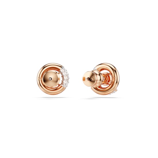 Swarovski 'Dextera' Women's Gold Plated Metal Stud Earrings - Rose 5692258 - Image 4