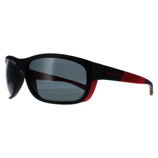Arnette Cuadrado Hombre Negro Gris Oscuro Polarizado AN4337 Floresta - Image 1