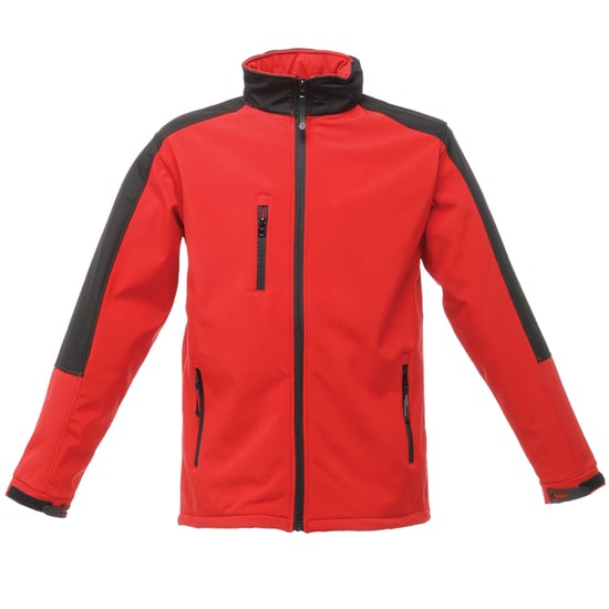 Regatta Mens Hydroforce 3-Layer Softshell Jacket (Wind Resistant, Water Repellent & Breathable) (Classic Red/Black) - Image 1