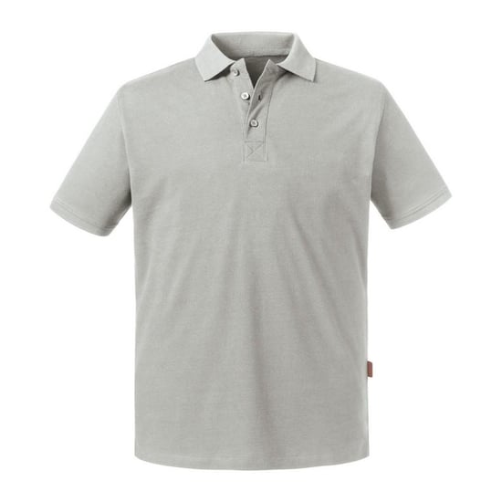 Russell Mens Pure Organic Polo (Stone) - Image 1