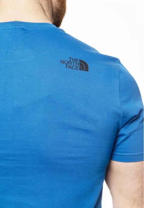 The North Face Mens SS Simple Dome T Shirt Bomber Blue - Image 4