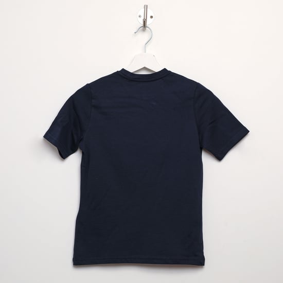 Boy's Castore Junior Cotton Leisure T-Shirt in Navy - Image 2