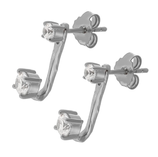 Orphelia 'Lykke' Women's 925 Sterling Silver Drop Earrings - Silver ZO-7128