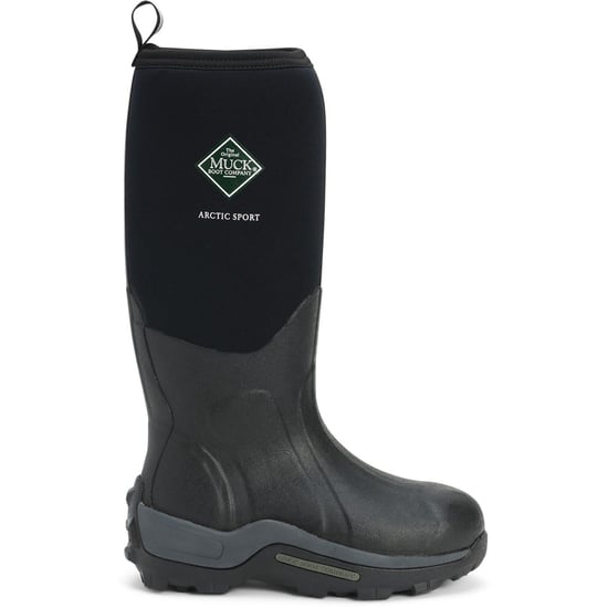 Muck Boots Arctic Sport Rubber Black Wellington Boots - Image 5