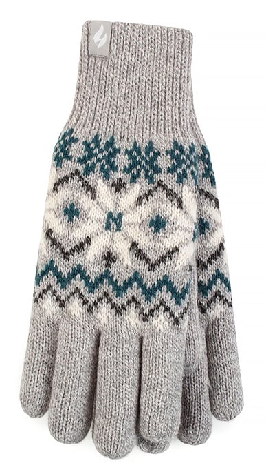Heat Holders - Guantes térmicos suaves para mujer - Gris claro - Image 1
