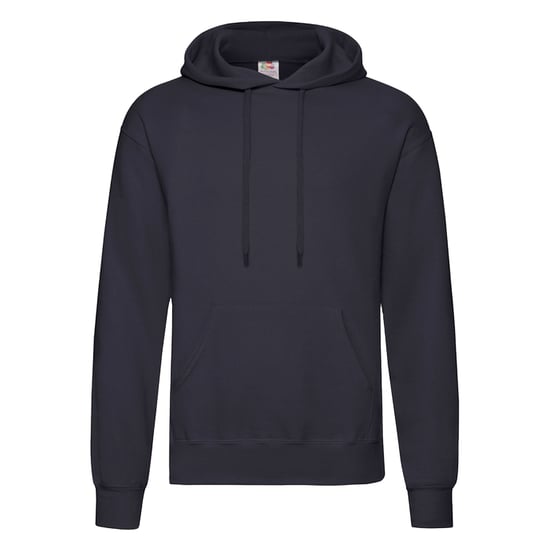 Fruit of the Loom Mens Cotton Hoodie (Deep Navy) - Image 1