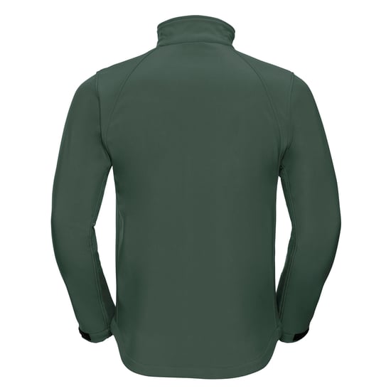 Russell Mens Soft Shell Jacket (Bottle Green) - Image 2