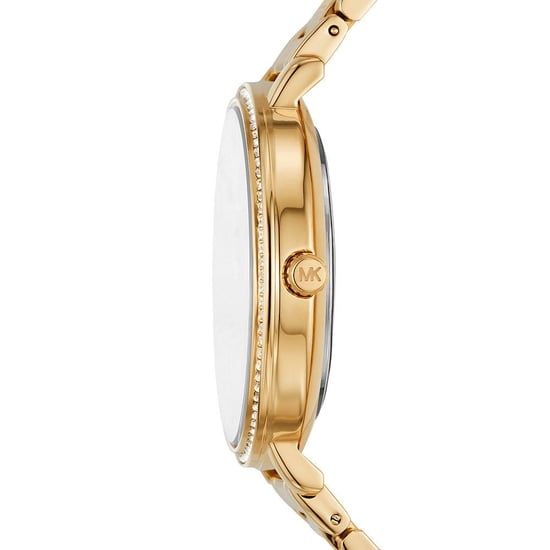 Michael Kors MK4593 Pyper Black MK Patterned Ladies Watch - Image 3