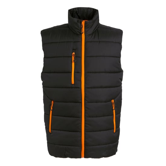 Regatta Mens Navigate Thermal Body Warmer (Black/Orange Pop)