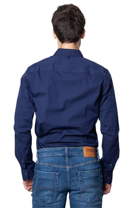 Tommy Jeans Overhemden Slim Fit Stretch Blue