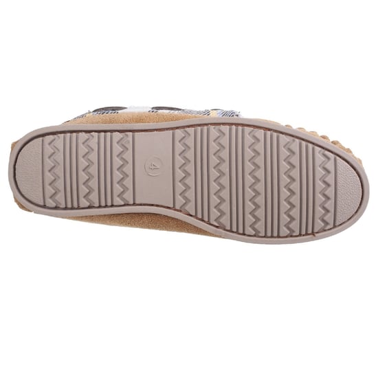Cotswold Womens/Ladies Kilkenny Classic Fur Lined Moccasin Slippers (Tan)