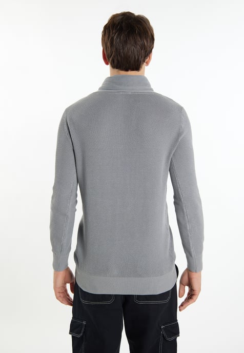 Mo Knitted pullover Men grey - Image 4