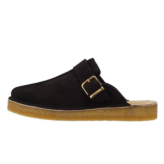 Clarks Trek Mule Suede Men's Black Sandals - Image 5