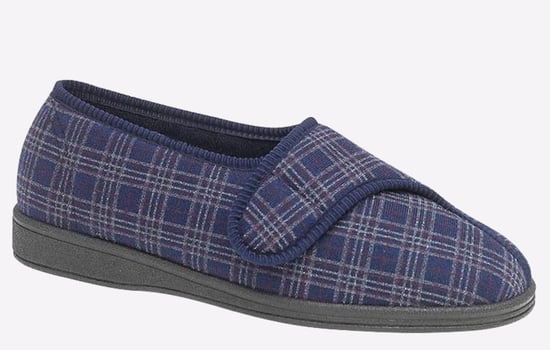 Sleepers Julian II MEMORY FOAM Slippers Wide Fit Mens