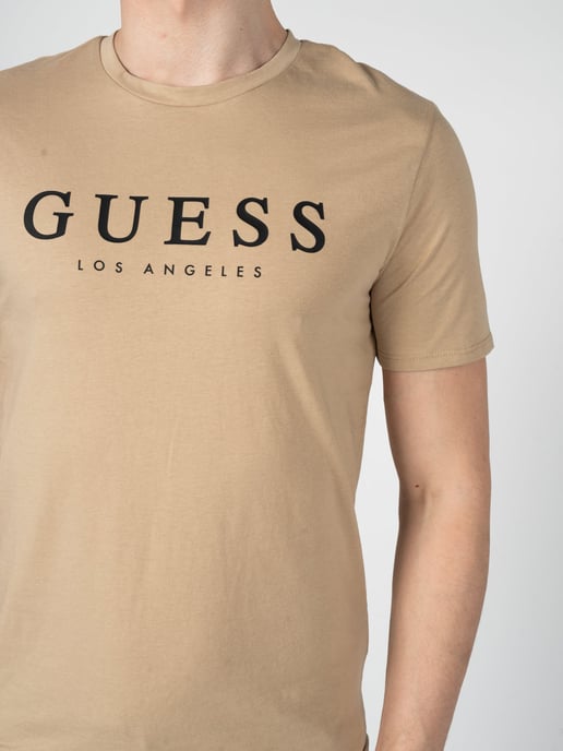 Guess T-Shirt Leo del hombre beige - Image 3
