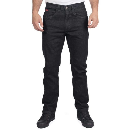 Lee Cooper Mens Denim Stretch Straight Leg Jeans (Black) - Image 1