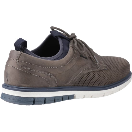 Pod Murphy Leather Men's Grey Lace-Up Shoes - Image 2