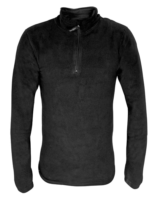 Heat Holders - Hombres 1/4 Zip Microfleece térmica de manga larga Top - Image 1