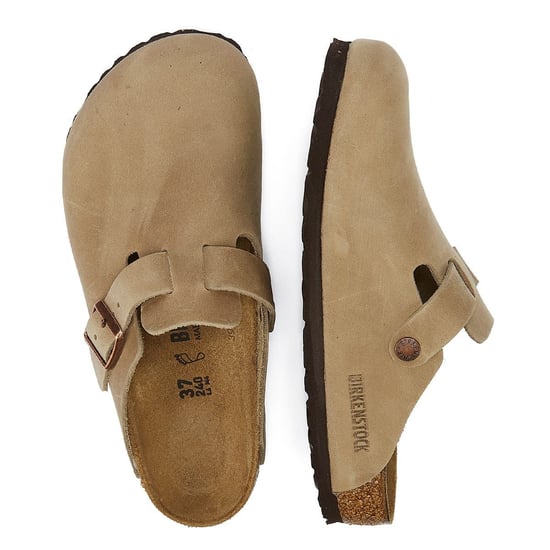 Birkenstock Boston Waxy Tobacco Brown Clogs - Image 6