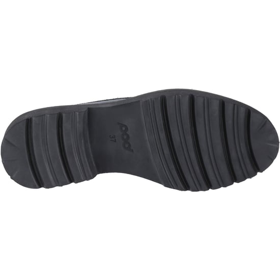 Pod Kenny Leather Women's Black Patent Loafers - Image 3
