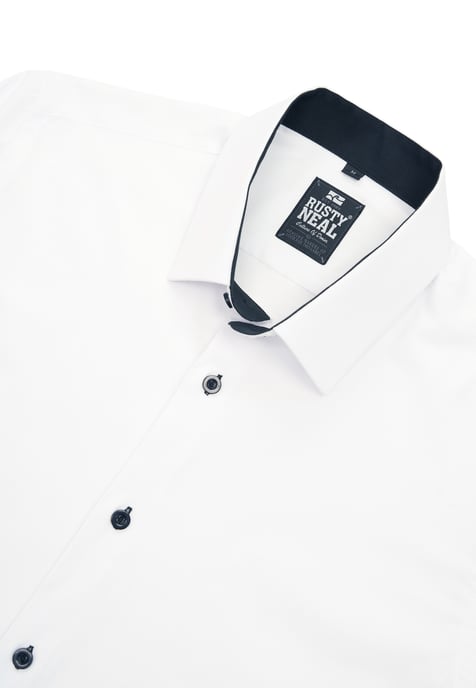 Rusty Neal Overhemd Slim Fit Blanco - Image 3