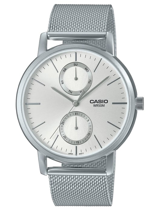 Casio Casio Collection Men's Silver Watch MTP-B310M-7AVEF - Image 1